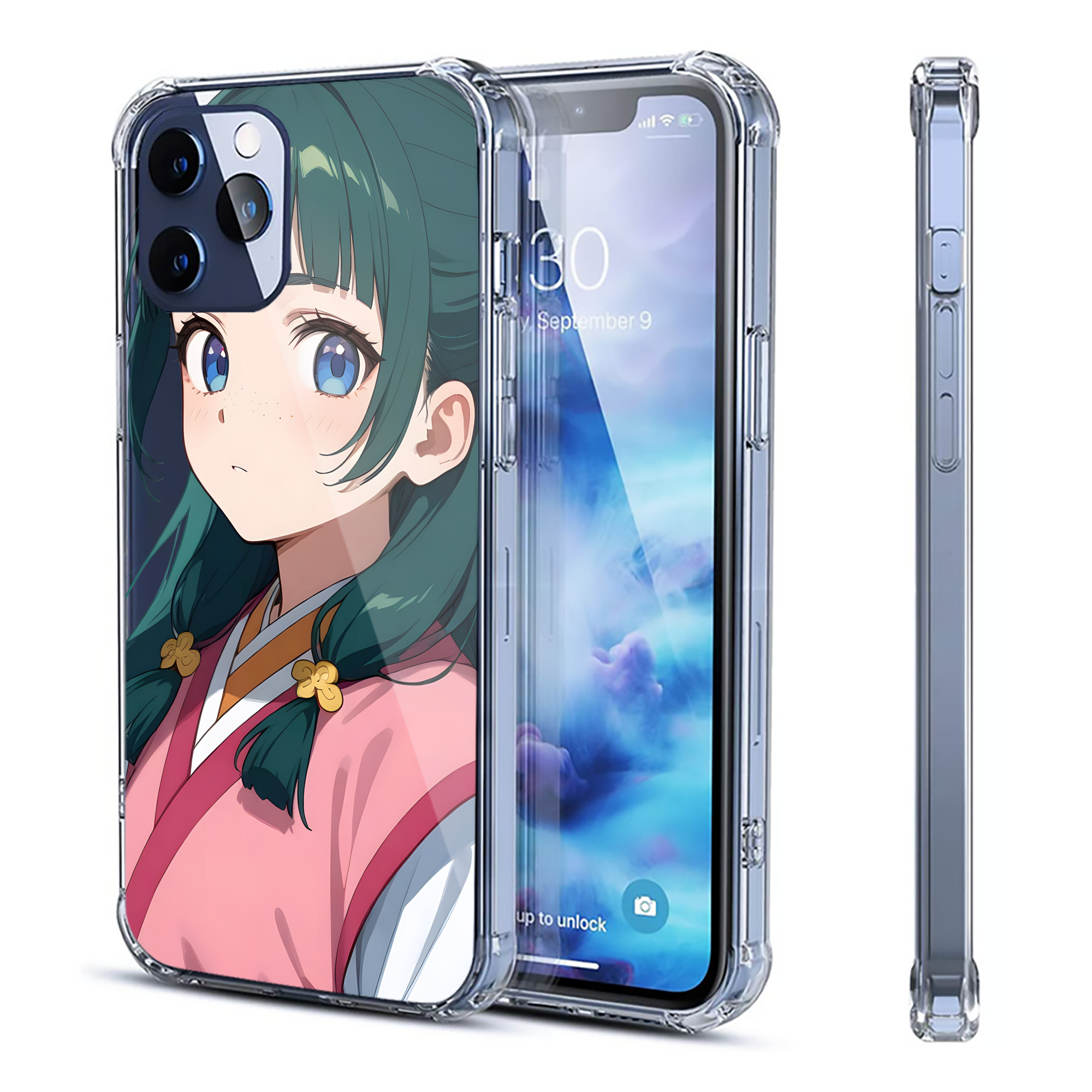 （画像用） 薬屋のひとりごと The Apothecary Diaries 【iPhone 12シリーズ対応】透明スマホケース（クリアソフトケース）